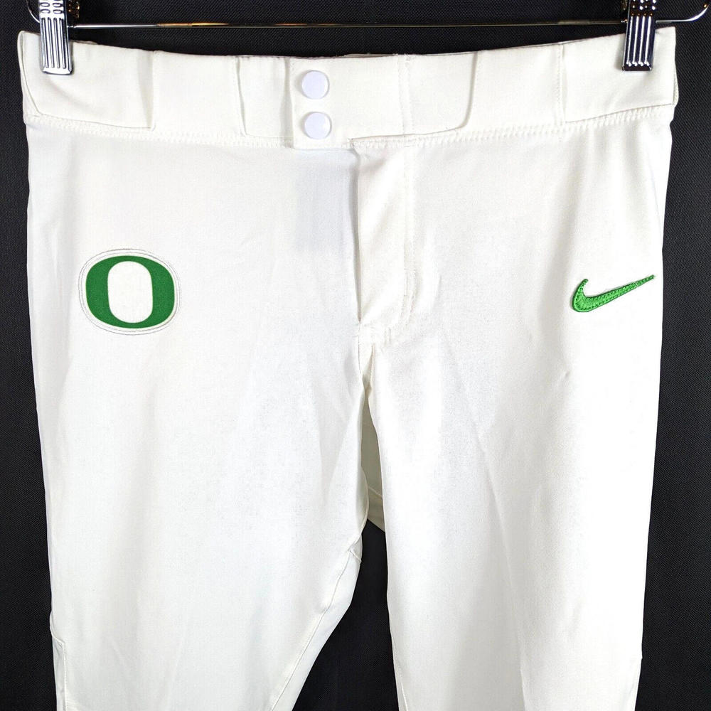 Womens Oregon Ducks Softball Knickers White Pants Medium Nike